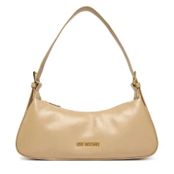 Borsa Donna a Spalla LOVE MOSCHINO in Ecopelle Soft Taupe