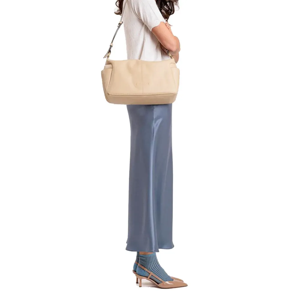 Borsa Donna a Spalla THE BRIDGE linea Letizia in Pelle Marrone