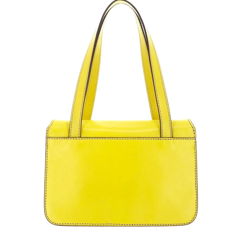 Borsa Donna a Spalla THE BRIDGE linea Lucrezia in Pelle color Lime