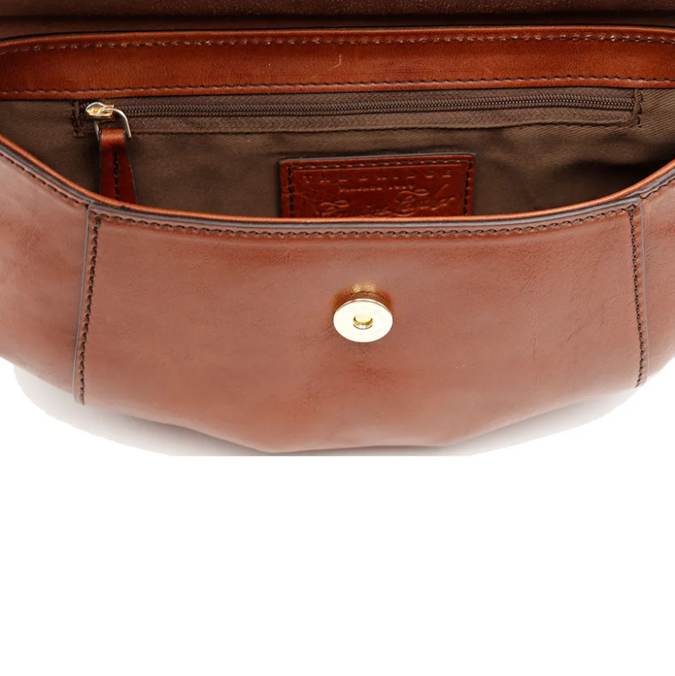 Borsa Donna a Spalla THE BRIDGE linea Erica in Pelle Marrone