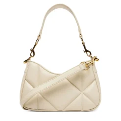 Borsa Donna a Spalla Trapuntata LOVE MOSCHINO linea Embossed Avorio