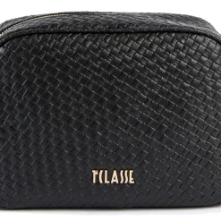 Borsa Donna a Tracolla 1A Classe Alviero Martini linea Golden Dune effetto Intrecciato Nera LE43