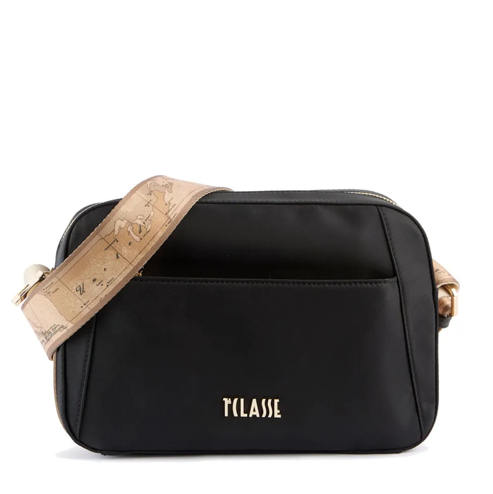 Borsa Donna a Tracolla 1A Classe Alviero Martini linea Breeze Nylon Nero LE47