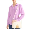 Borsa Donna a Tracolla 1A Classe Alviero Martini linea Bloom City Avorio LD31