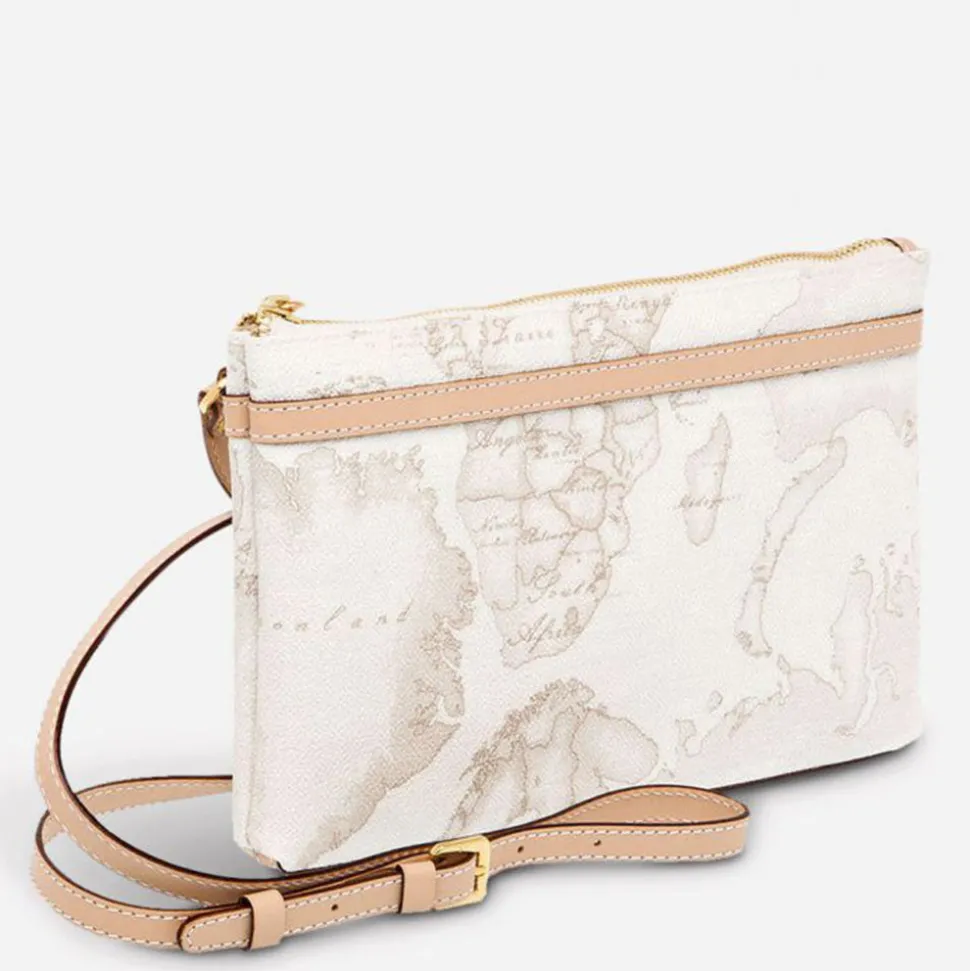 Borsa Donna a Tracolla 1A Classe Alviero Martini linea Geo White D041