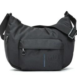 Borsa Donna a Tracolla a Mezzaluna MANDARINA DUCK in Tessuto Linea MD20 Colore Nero