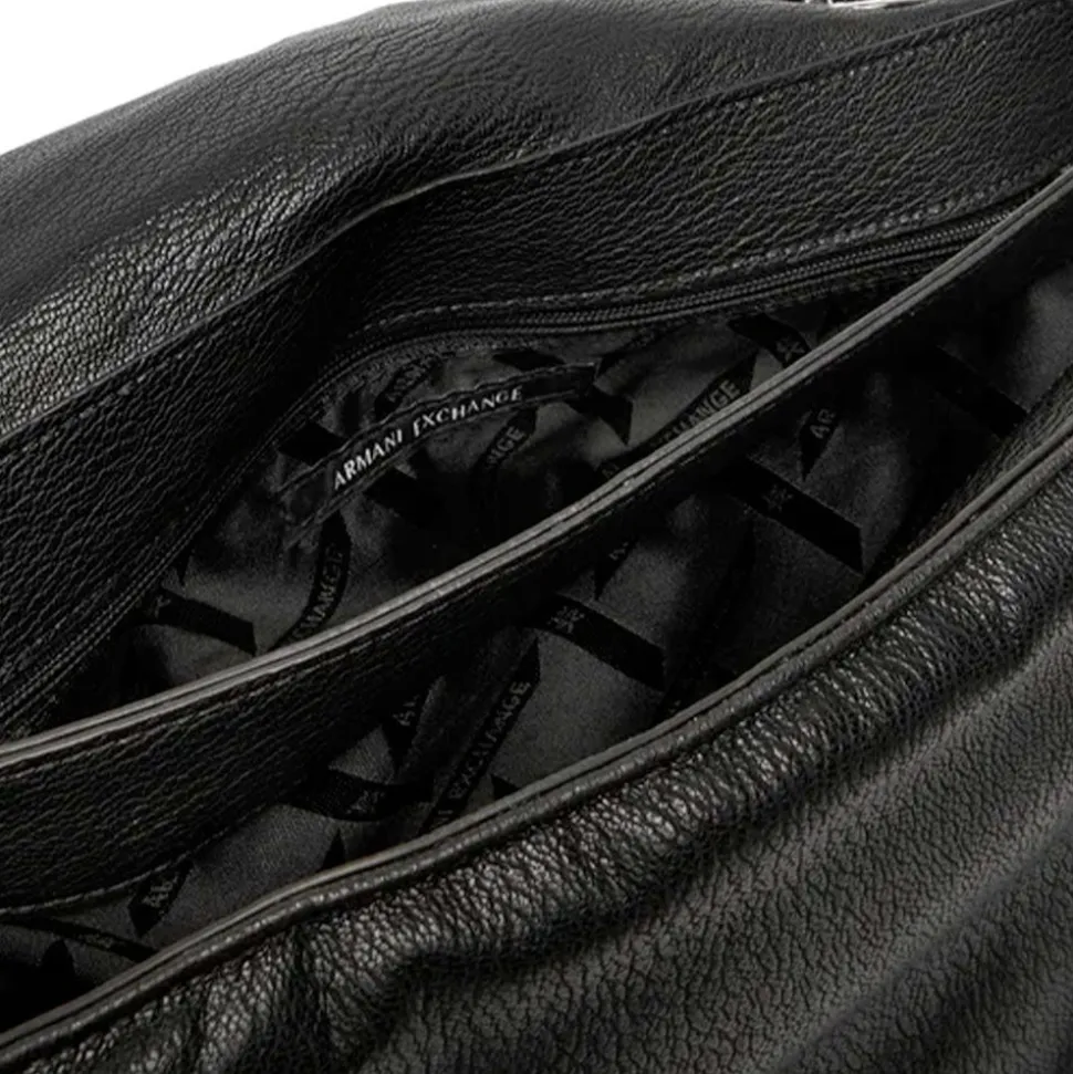 Borsa Donna a Tracolla ARMANI EXCHANGE Linea Victoria M Chiusa con Pattina colore Nero