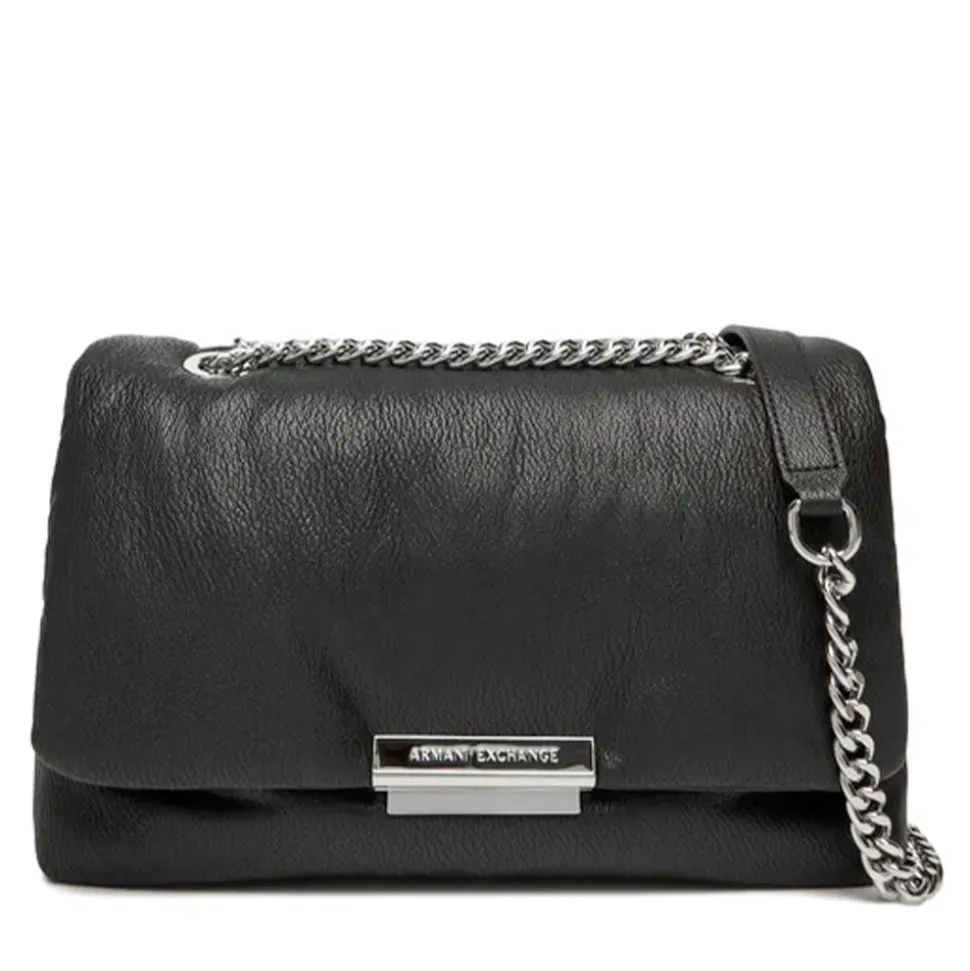 Borsa Donna a Tracolla ARMANI EXCHANGE Linea Victoria M Chiusa con Pattina colore Nero