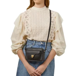 Borsa Donna a Tracolla COCCINELLE in Pelle Nera linea Beat Soft Mini