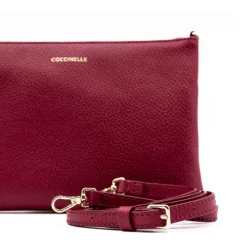 Borsa Donna a Tracolla COCCINELLE in Pelle Scarlet Linea Best Small