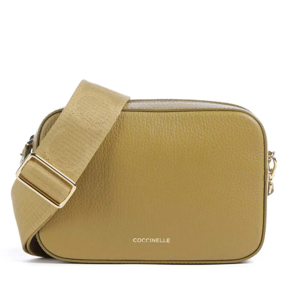 Borsa Donna a Tracolla COCCINELLE Linea Tebe Colore Seagrass - E5MN555I101
