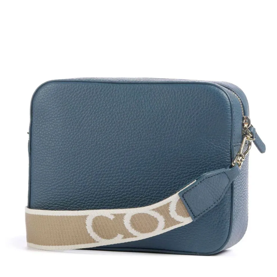 Borsa Donna a Tracolla COCCINELLE Linea Tebe Colore Deep Blue - E5MN555M301