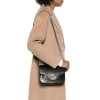 Borsa Donna a Tracolla COCCINELLE in Pelle linea C-Me Calf Cocker Small Colore Nero
