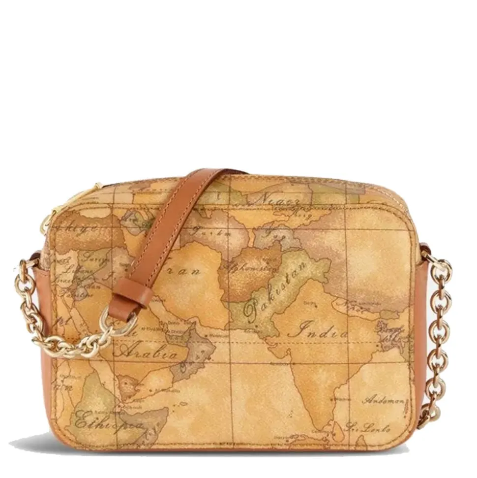 Borsa Donna a Tracolla con Catena 1A Classe Alviero Martini Linea Geo Classic E030