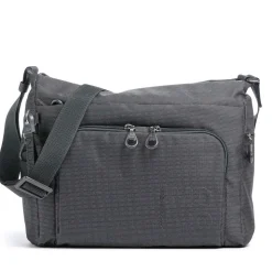 Borsa Donna a Tracolla con Tasca Frontale MANDARINA DUCK in Tessuto Linea MD20 Colore Steel