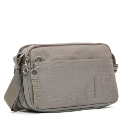 Borsa Donna a Tracolla Espandibile MANDARINA DUCK in Tessuto Linea MD20 Colore Taupe