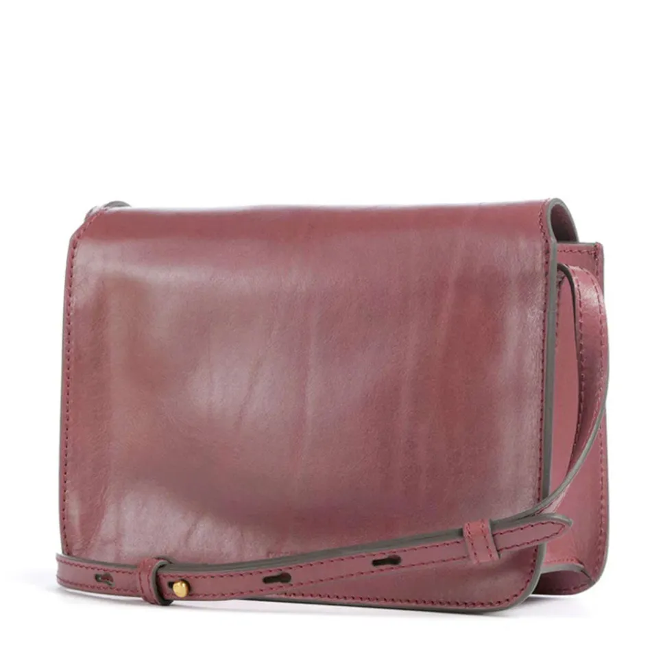 Borsa Donna a Tracolla Grande THE BRIDGE linea Lucrezia in Pelle Viola Orchidea