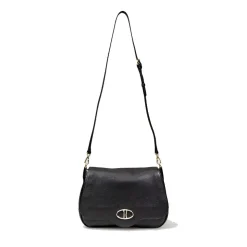 Borsa Donna a Tracolla Grande 1A Classe Alviero Martini linea Brave Messenger in Pelle Nera LD54