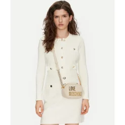 Borsa Donna a Tracolla LOVE MOSCHINO linea Bold Bag Avorio