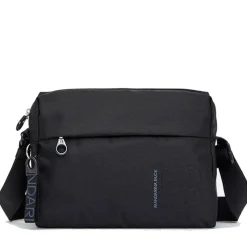 Borsa Donna a Tracolla MANDARINA DUCK in Tessuto colore Nero Linea MD20 Chiusa con Zip