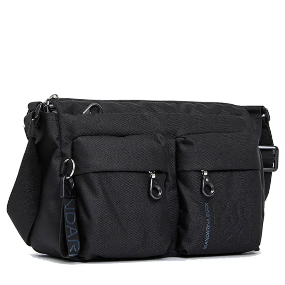 Borsa Donna a Tracolla MANDARINA DUCK in Tessuto Linea MD20 Colore Nero - P10QMTX5