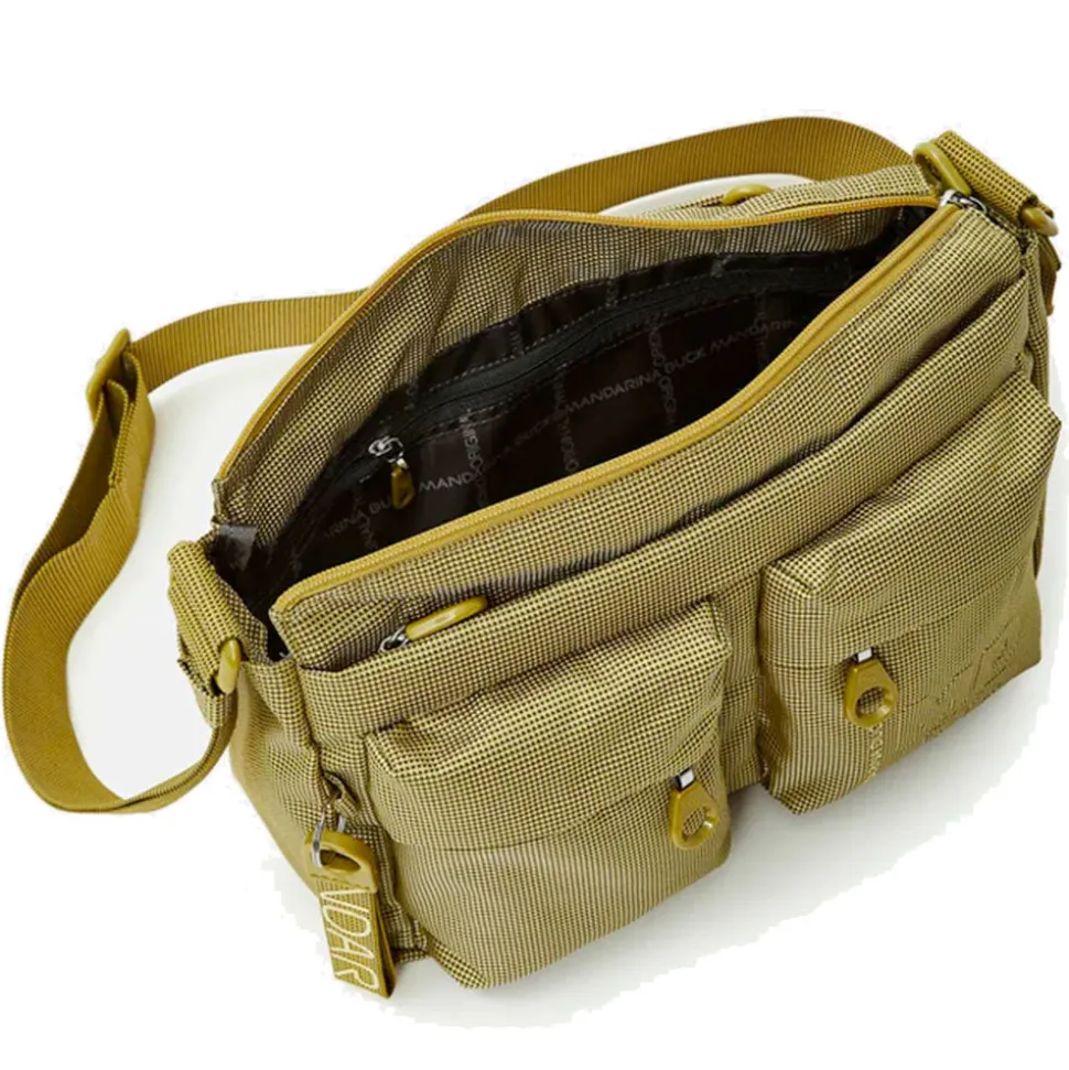 Borsa Donna a Tracolla MANDARINA DUCK in Tessuto Linea MD20 Colore Pistacchio - P10QMTX5