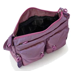 Borsa Donna a Tracolla MANDARINA DUCK in Tessuto Linea MD20 Colore Sushi Flower - P10QMTX5