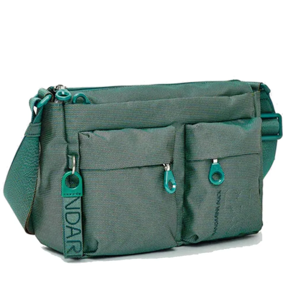 Borsa Donna a Tracolla MANDARINA DUCK in Tessuto Linea MD20 Colore Emerald - P10QMTX5