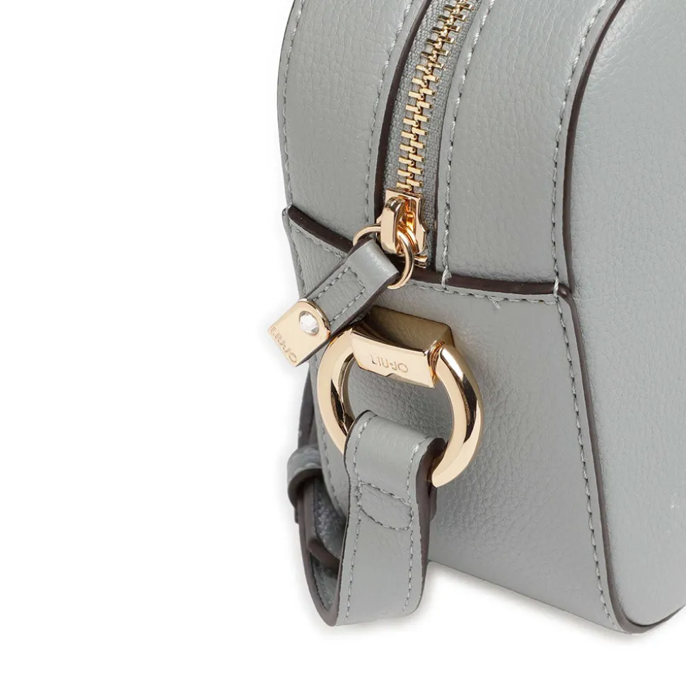Borsa Donna a Tracolla Media LIU JO Better effetto Bottalato Azzurro