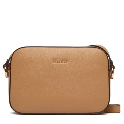 Borsa Donna a Tracolla Media LIU JO Better effetto Bottalato color Cammello