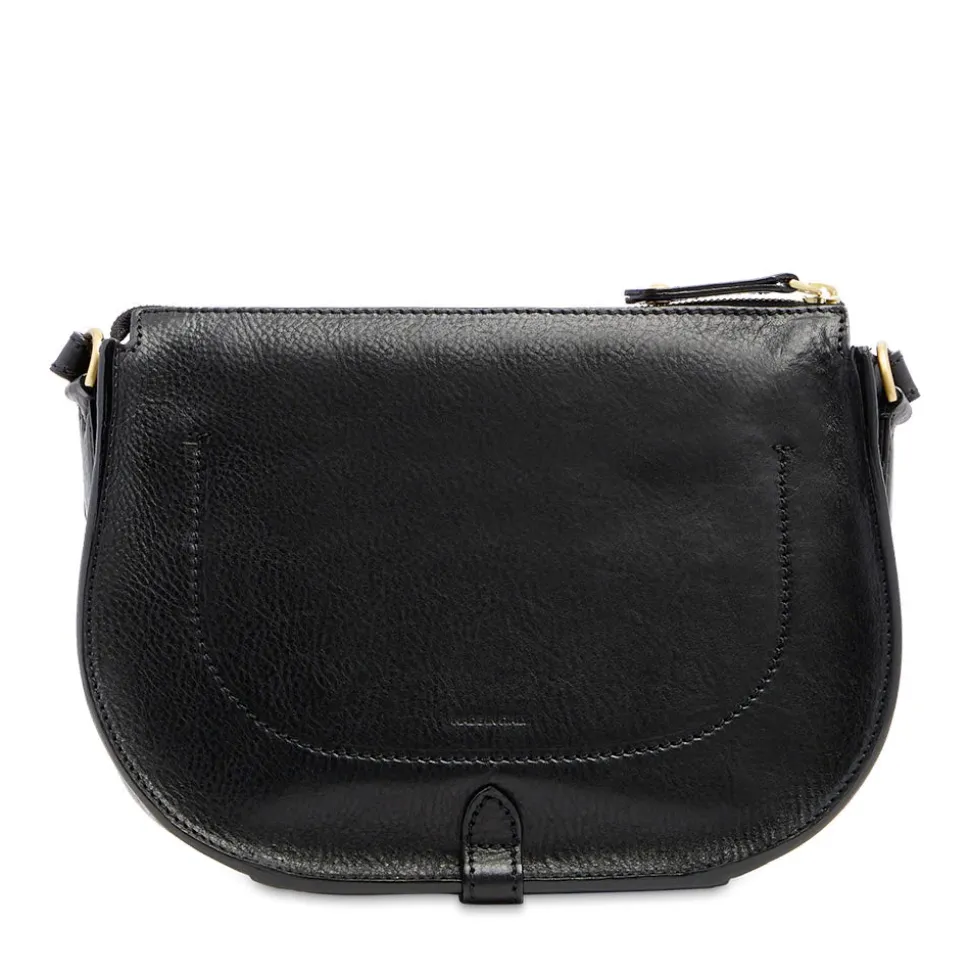Borsa Donna a Tracolla Media THE BRIDGE linea Isadora in Pelle Nera
