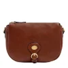 Borsa Donna a Tracolla Media THE BRIDGE linea Isadora in Pelle Marrone