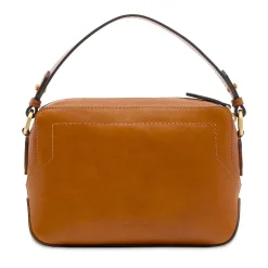 Borsa Donna a Tracolla THE BRIDGE linea Larissa in Pelle color Cognac