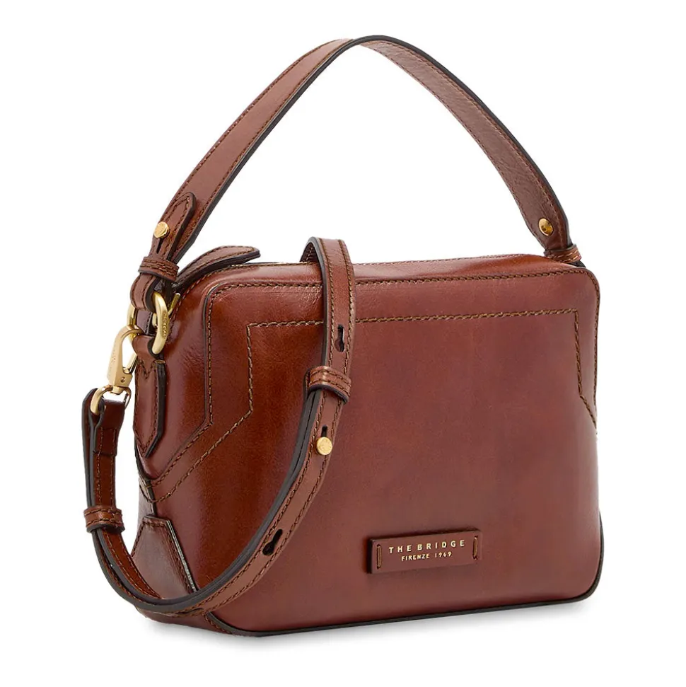 Borsa Donna a Tracolla THE BRIDGE linea Larissa in Pelle Marrone