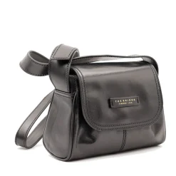 Borsa Donna a Tracolla THE BRIDGE linea Flora in Pelle Nera
