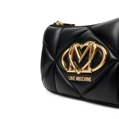 Borsa Donna a Tracolla Trapuntata LOVE MOSCHINO linea Embossed Nera