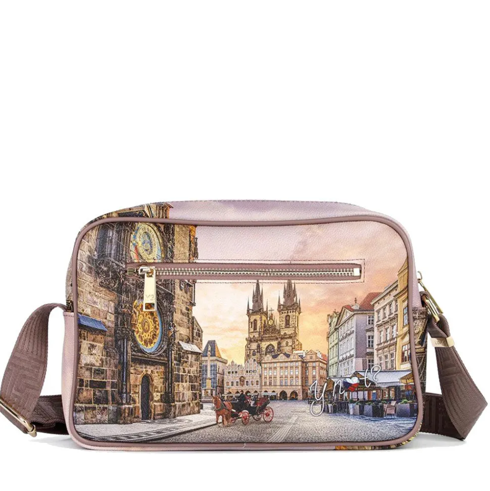 Borsa Donna a Tracolla Y NOT YES-440 stampa Astro Clock