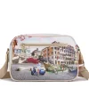Borsa Donna a Tracolla Y NOT YES-331 stampa Vacanza Romana