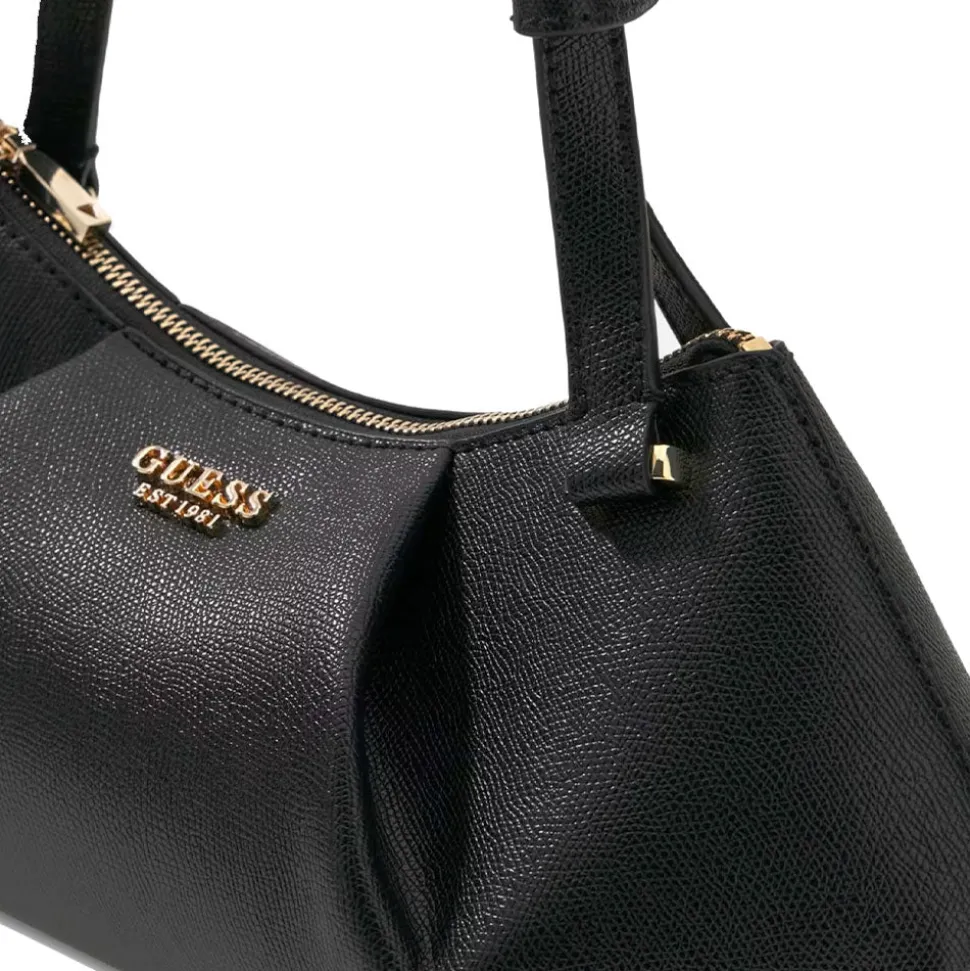 Borsa Donna Hobo a Spalla GUESS Linea Amorette colore Nero