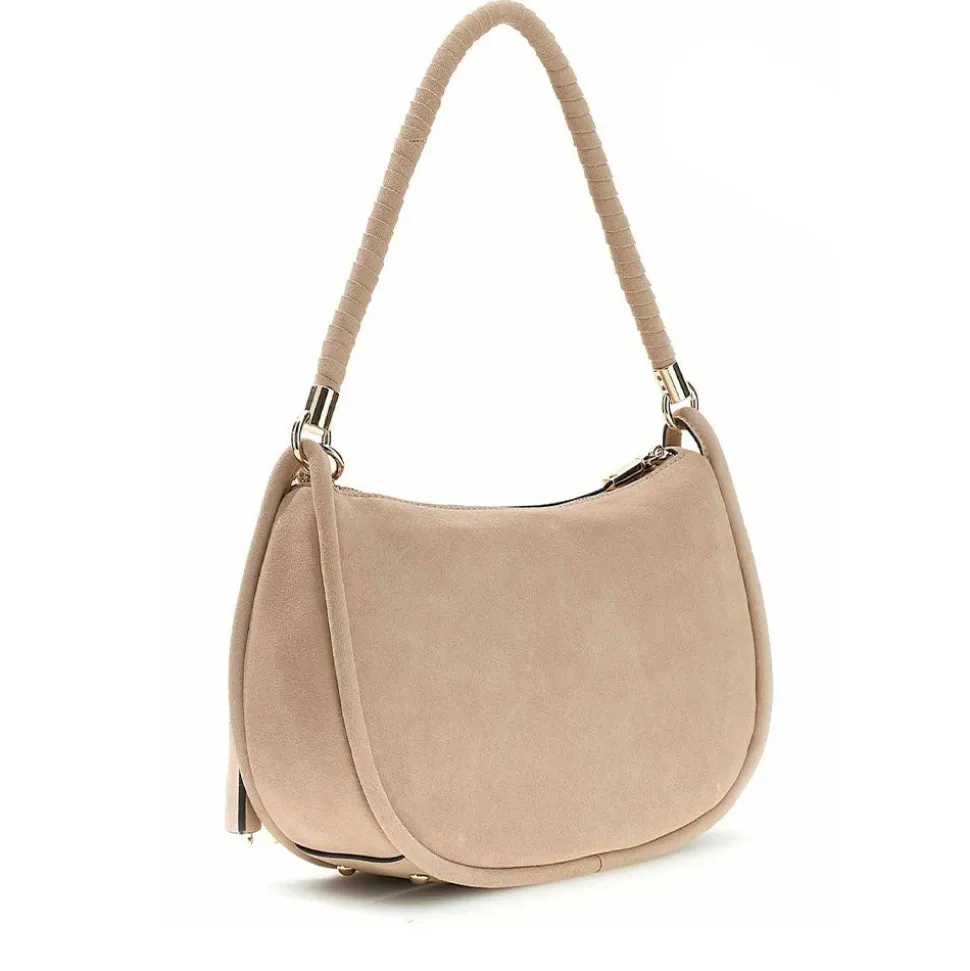 Borsa Donna Hobo a Spalla GUESS Linea Danya Colore Taupe
