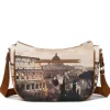 Borsa Donna Hobo Bag a Tracolla Y NOT YES-628 Stampa Jubilee