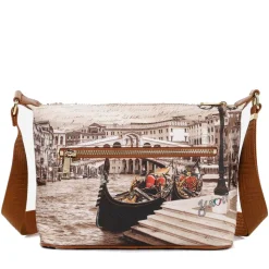 Borsa Donna Hobo Y NOT a Tracolla YES-592 Venice Postcard