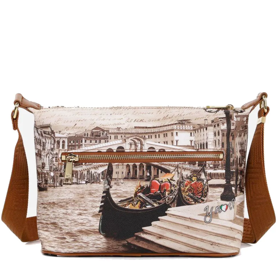 Borsa Donna Hobo Y NOT a Tracolla YES-592 Venice Postcard