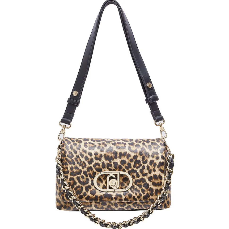 Borsa Donna Media a Spalla LIU JO Better linea La Puffy stampa Animalier
