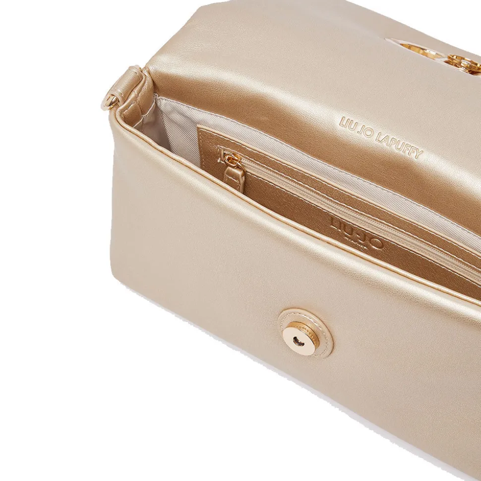 Borsa Donna Media a Spalla LIU JO Better linea La Puffy Oro Chiaro