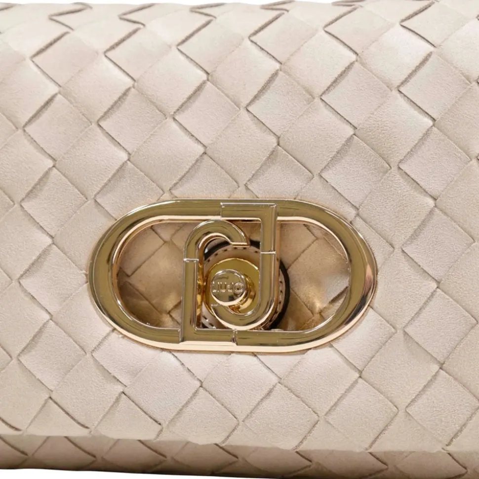 Borsa Donna Media a Spalla LIU JO Better linea La Puffy Intrecciata Beige