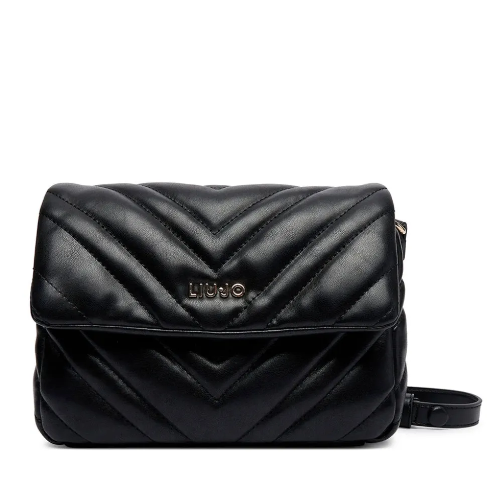 Borsa Donna Media a Spalla LIU JO Matelassè Nera