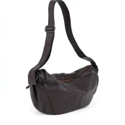 Borsa Donna Mezzaluna Large a Tracolla GIANNI CONTI linea Graciela in Pelle Nera