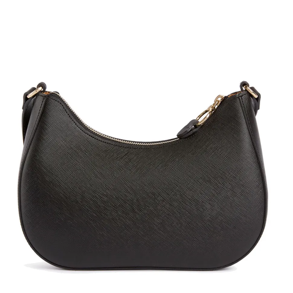 Borsa Donna Mezzaluna Piccola a Tracolla 1A Classe Alviero Martini linea Bloom City Nero LE50