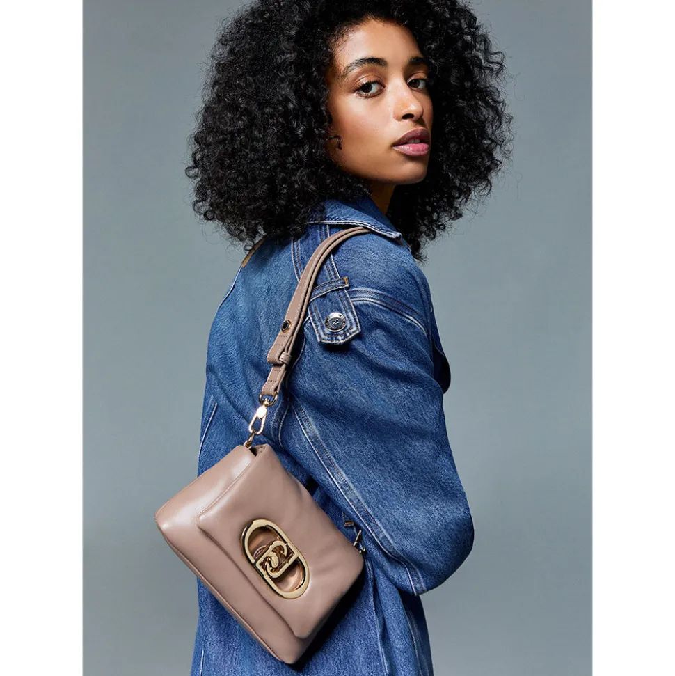 Borsa Donna Mini a Spalla LIU JO Better linea La Puffy color Cammello
